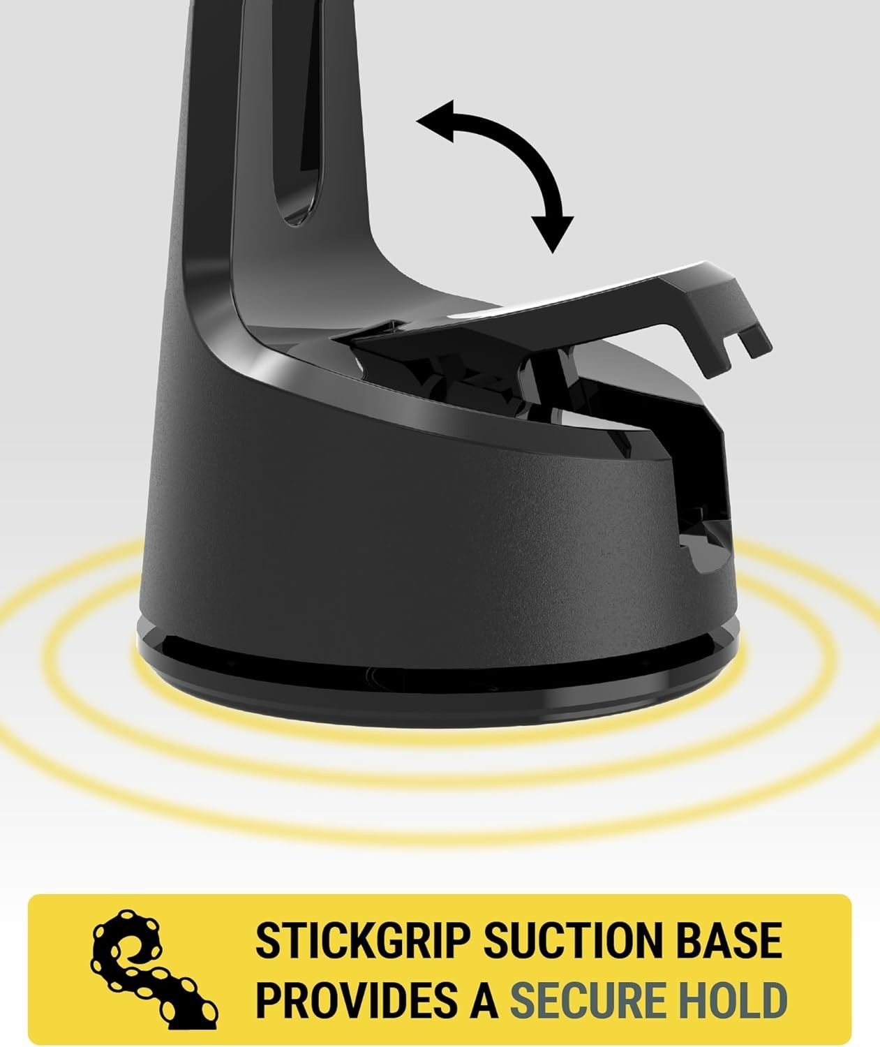 Scosche Qi2 MagSafe Car Mount 15W Wireless Charger w/ Suction Cup, iPhone 16/15