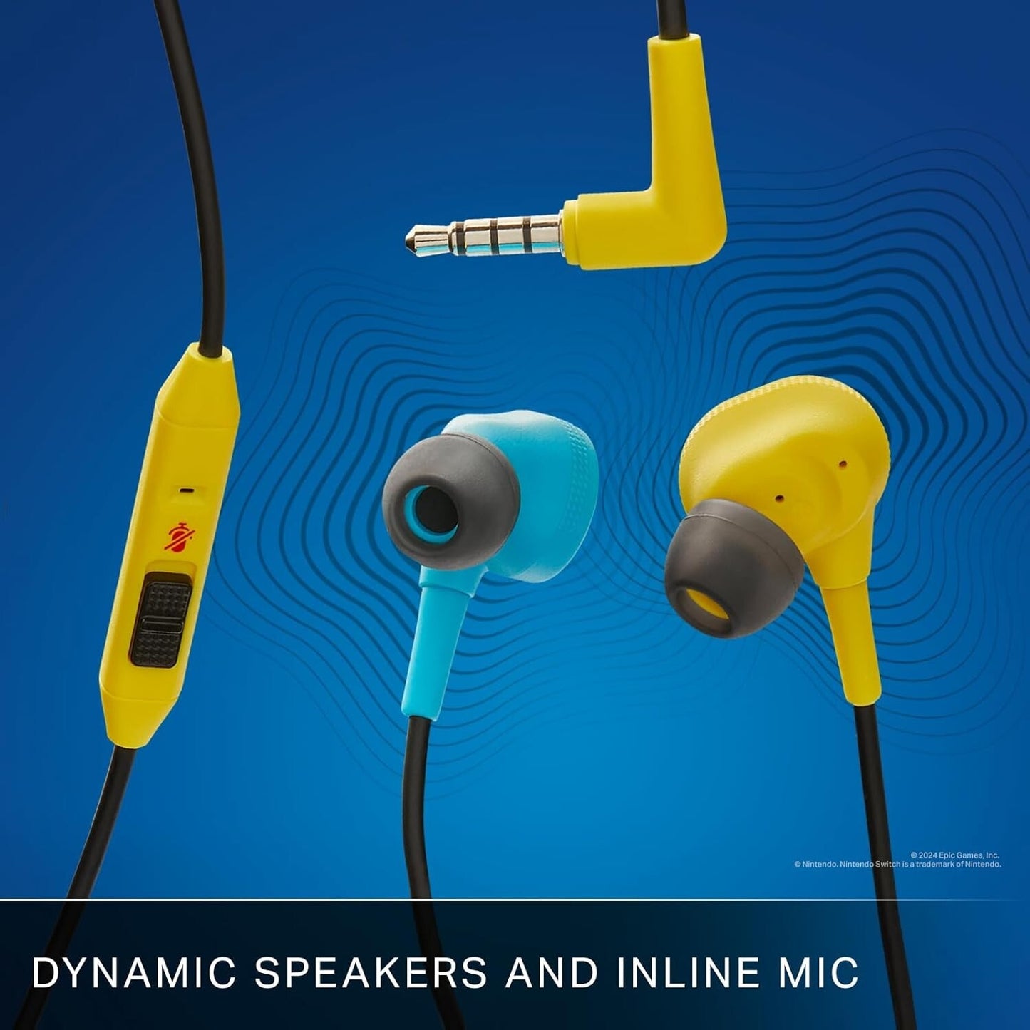 PowerA Wired Earbuds Nintendo Switch Fortnite Peely 35 mm Wired