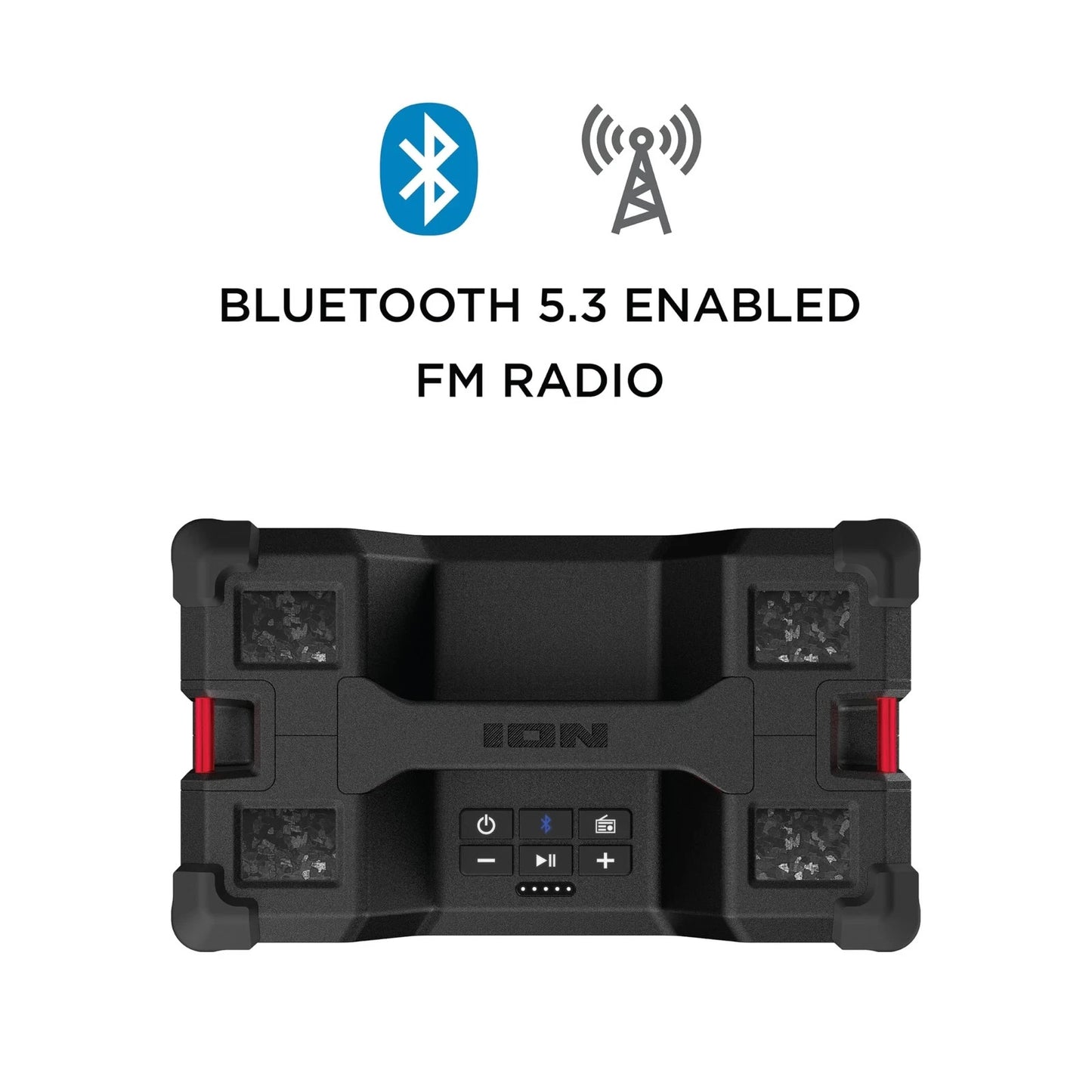 ION Audio Tailgater Tough - Rugged All-Weather Bluetooth Speaker