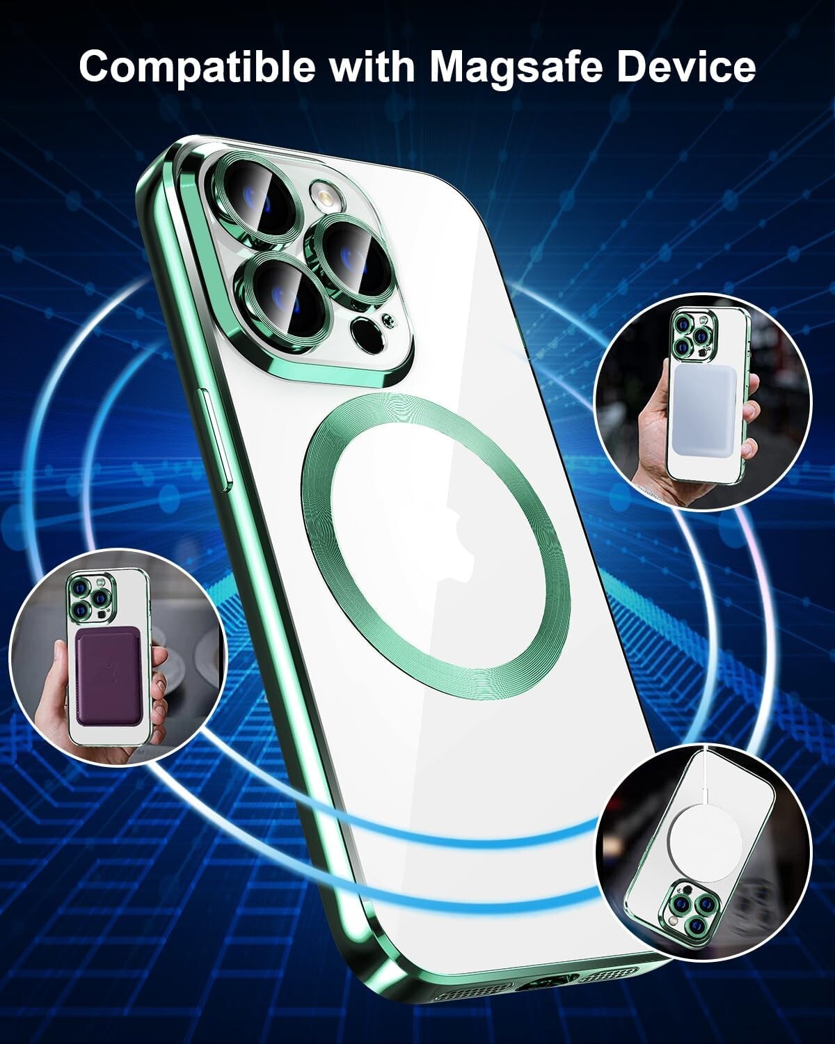 iPhone 14 Pro Compatible w MagSafe Wireless Charging Shockproof