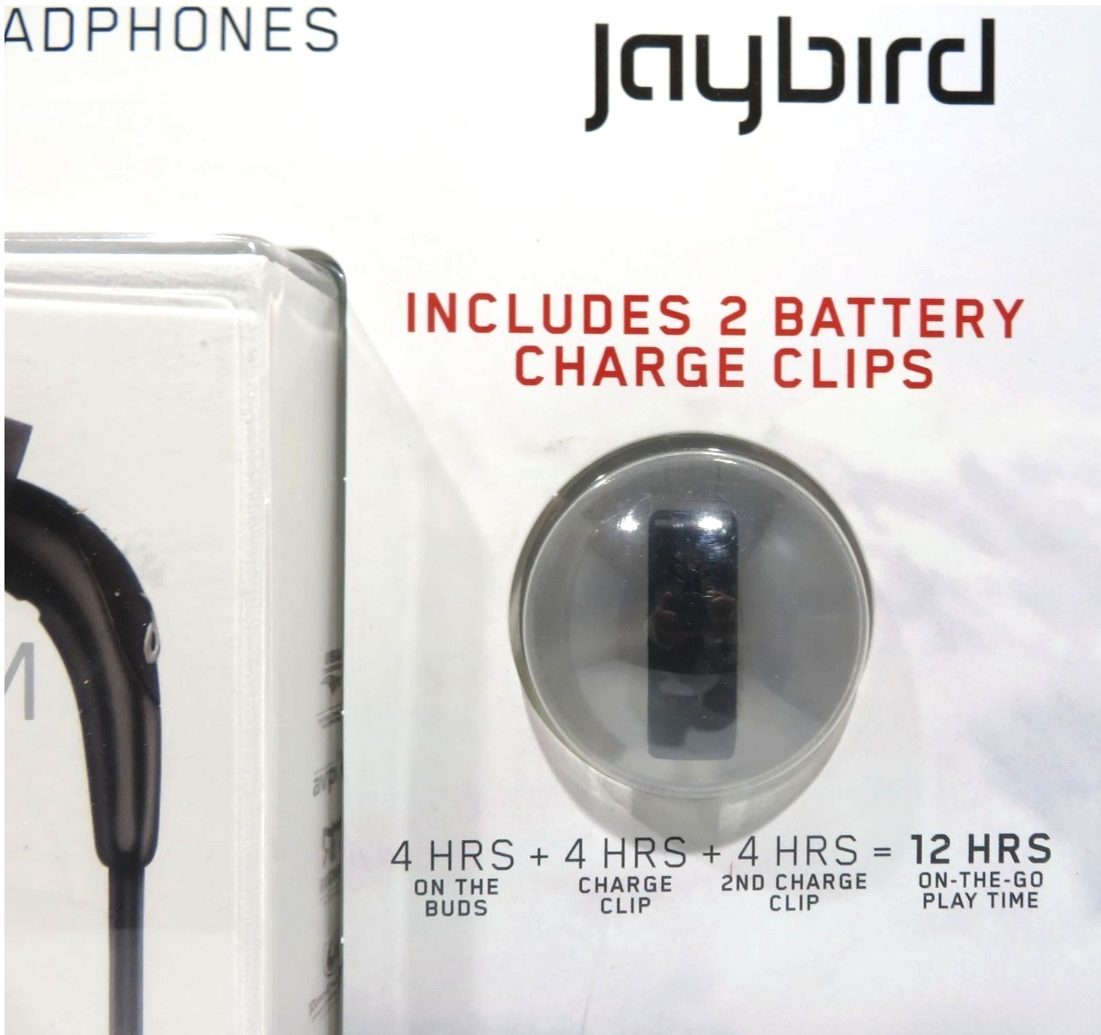 Jaybird Freedom Sport Headphones – Wireless, Black, Sweatproof