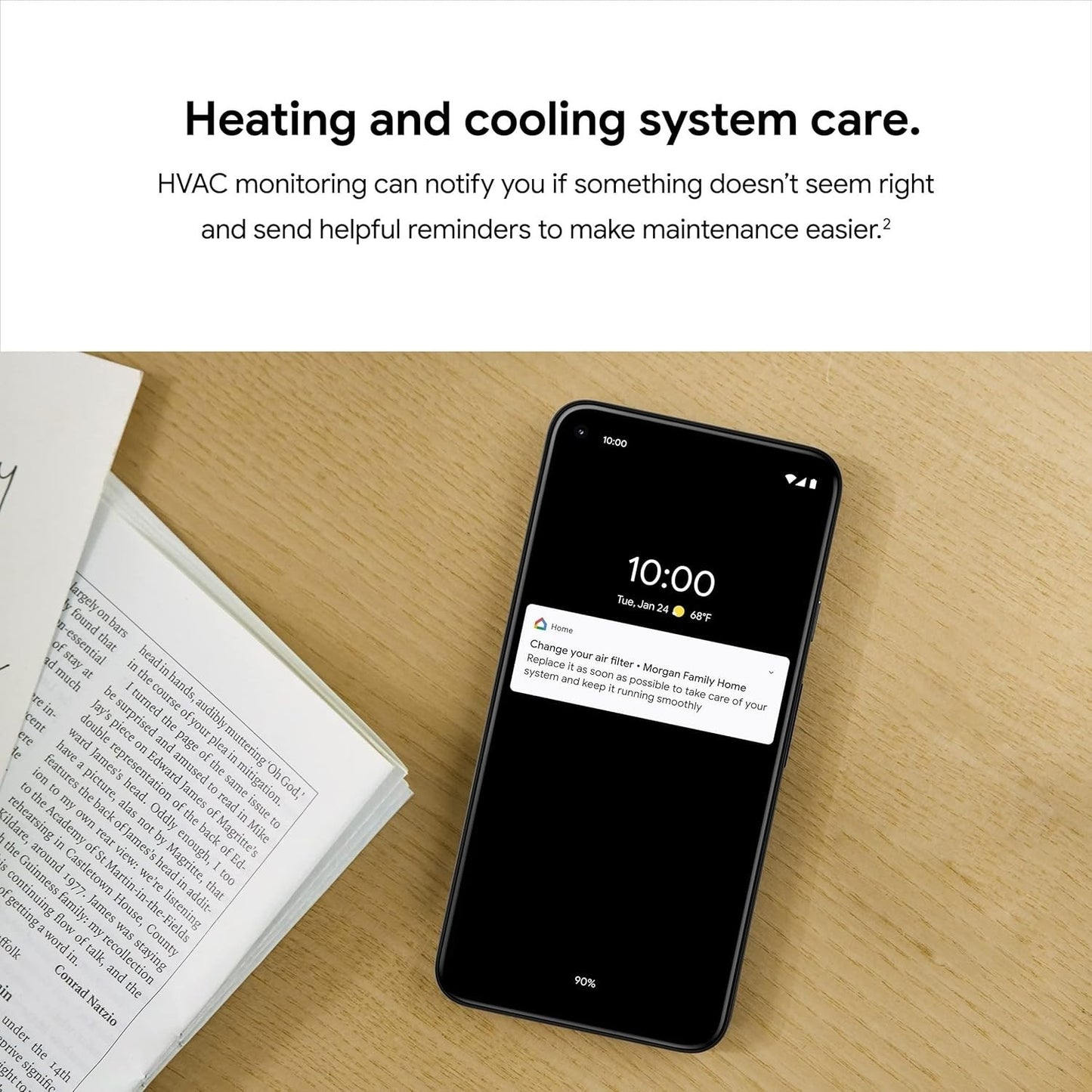 Google Nest Learning / Smart Programmable Thermostat for Home - 3rd Gen., Black