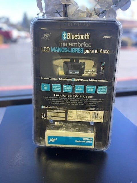 VR3 LCD New Bluetooth Wireless HandsFree Car Kit