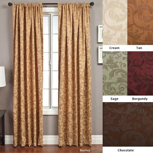 84- Softline Livingston Rod Pocket inch Curtain Panel 55 x 84 Sage