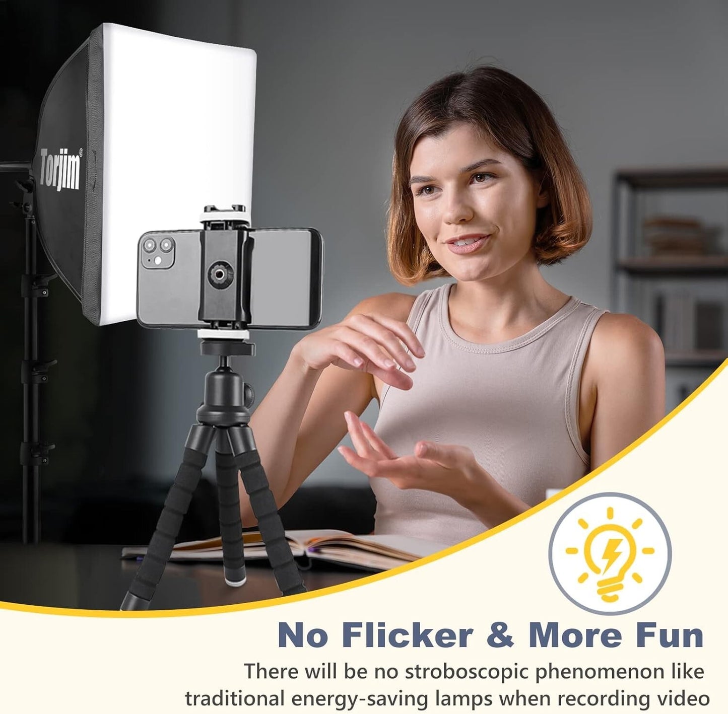 Torjim Softbox Photography Lighting Kit 16 x 16 Professional Softbox Lig