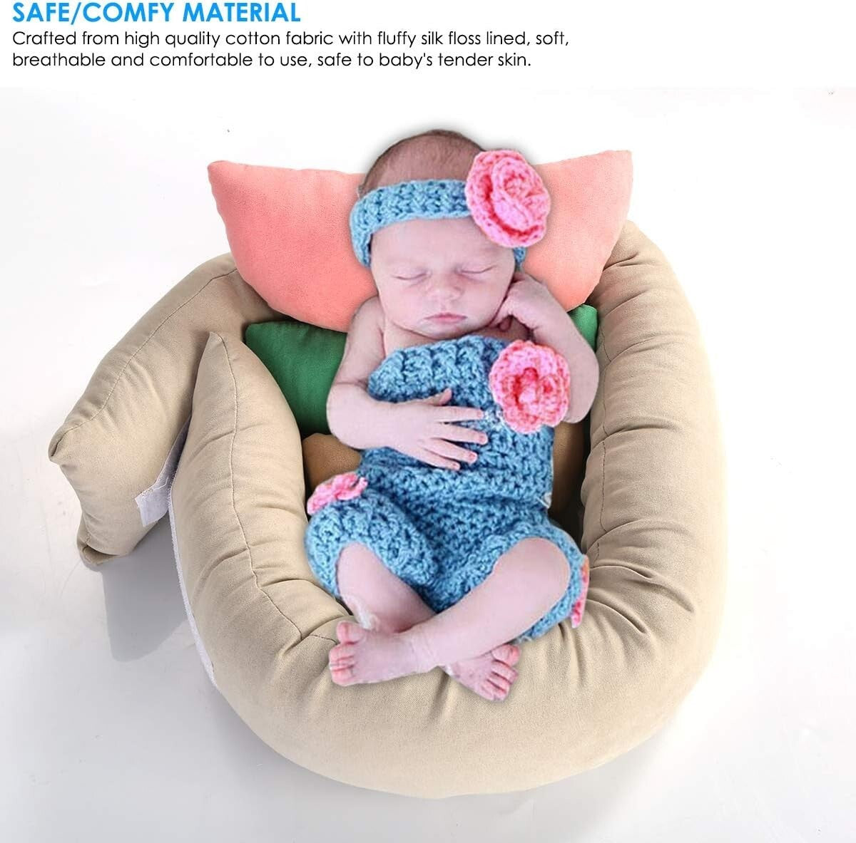 DIY Oenbopo Newborn Photography Props Bundle Baby Photography Basket Pictures