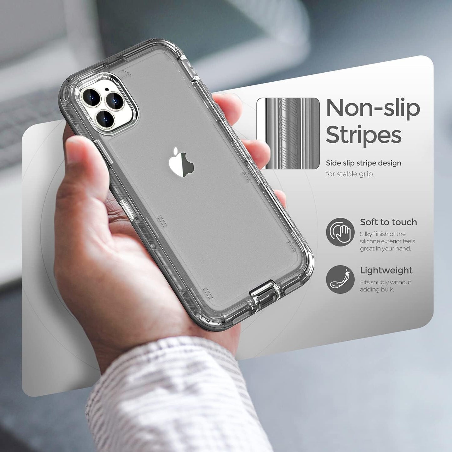 ORIbox iPhone 14 Pro ransparent Heavy Duty Shockproof AntiFall