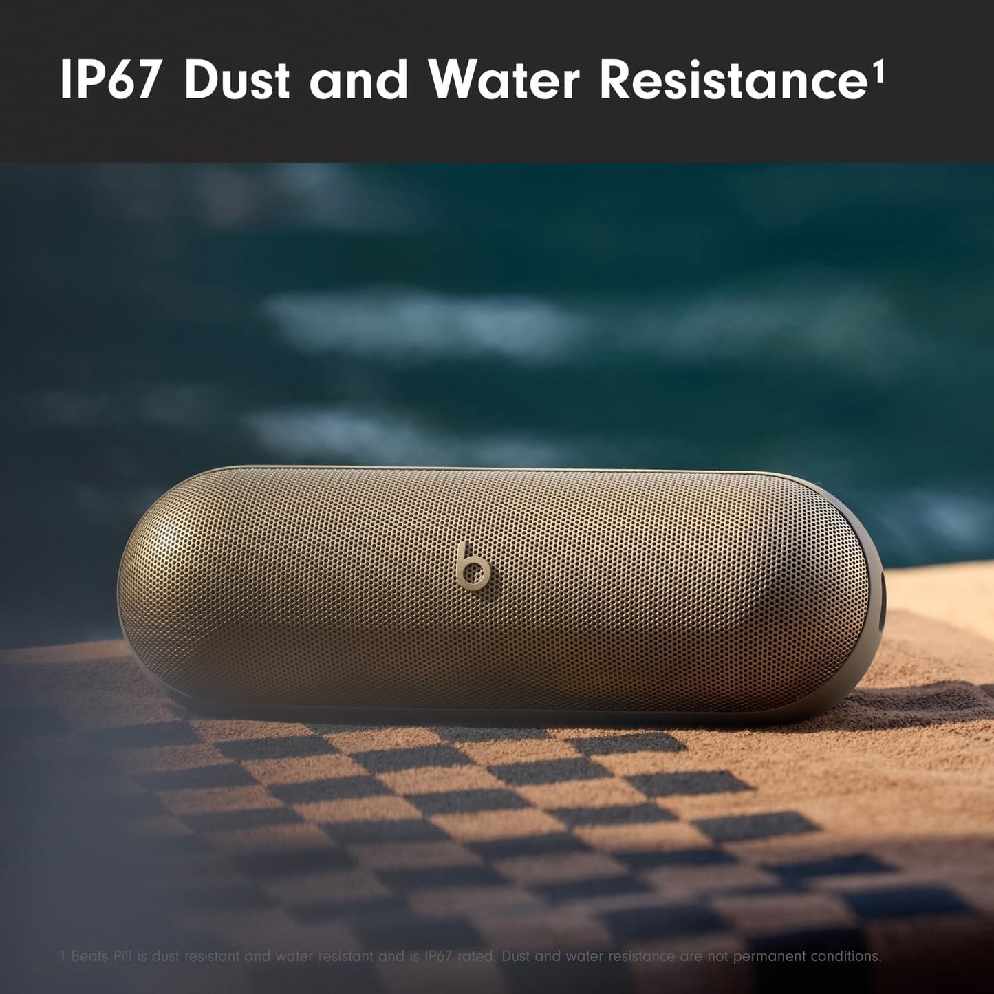 Beats by Dr. Dre Pill+ Portable Wireless Bluetooth Speaker - MW463LL/A - Gold