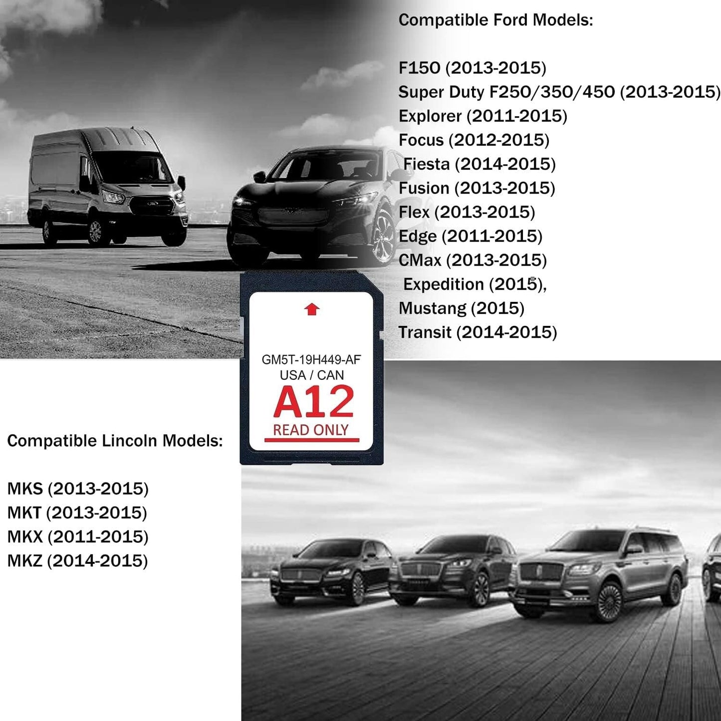 ANSIKE 2021 Latest Navigation SD Card Compatible w LincolnF
