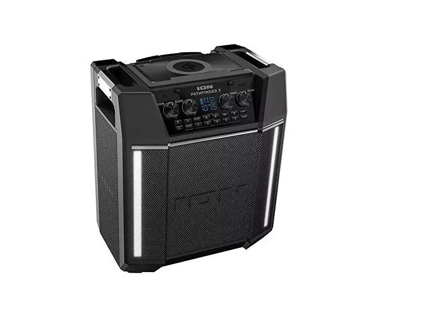 ION 120 Pathfinder 3 Bluetooth Portable Speaker w Wireless Qi Charging Watts