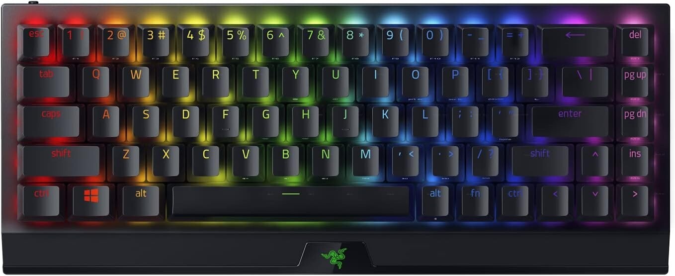 Razer BlackWidow V3 Mini HyperSpeed 65 Mechanical Gaming Keyboard Wireless Tec