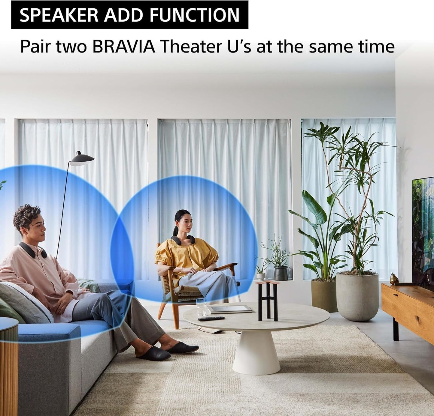 Sony BRAVIA Theater U HT-AN7 Wireless Neckband TV Speaker Bluetooth 12H Battery