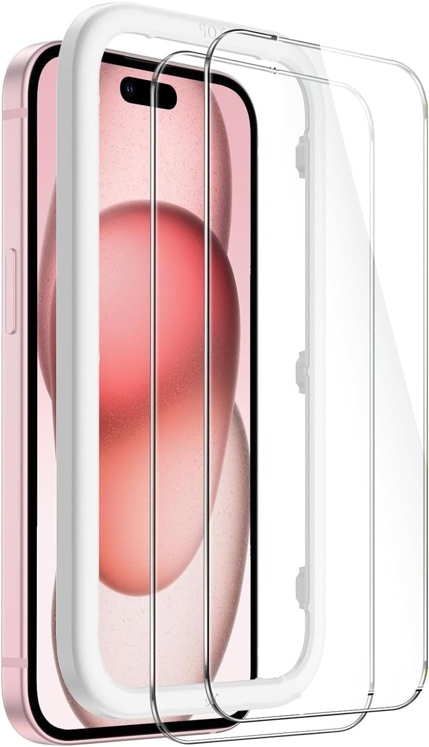 SaharaCase ZeroDamage iPhone 15 Plus 6.7" Tempered Glass Screen Protector 2-Pack