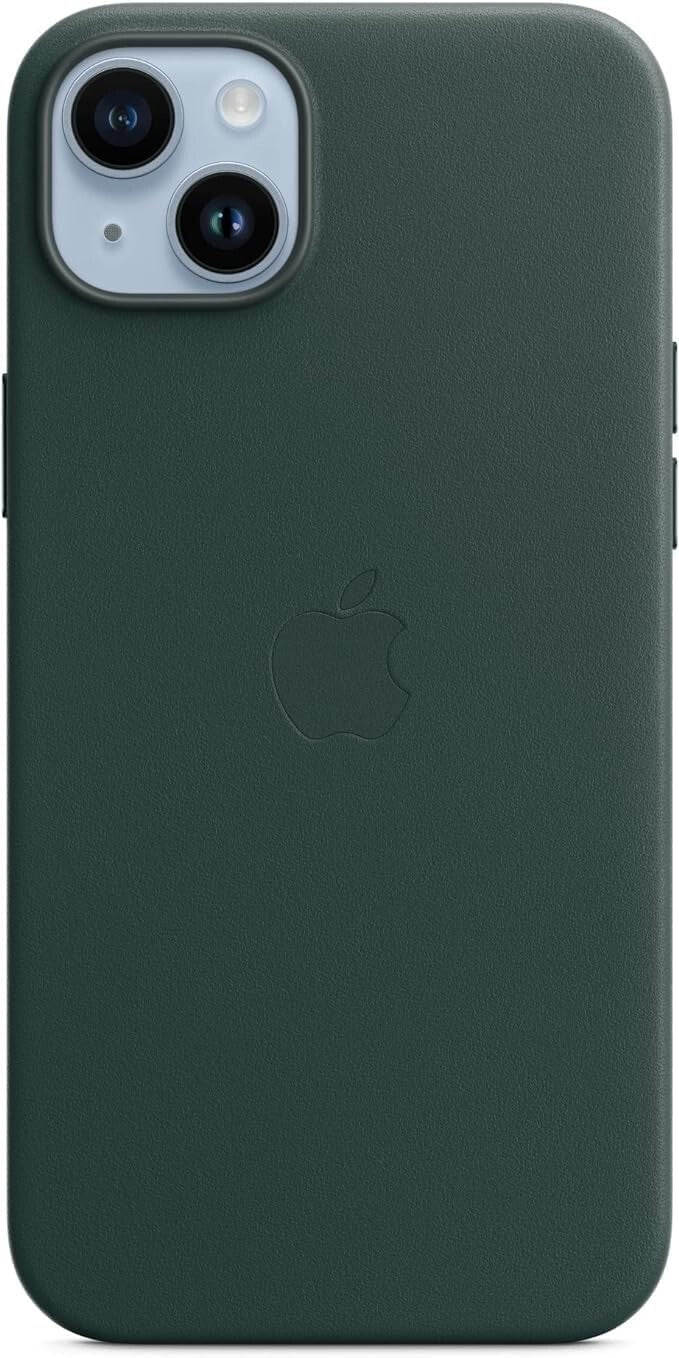 Apple iPhone 14 Plus Leather MagSafe Forest Green