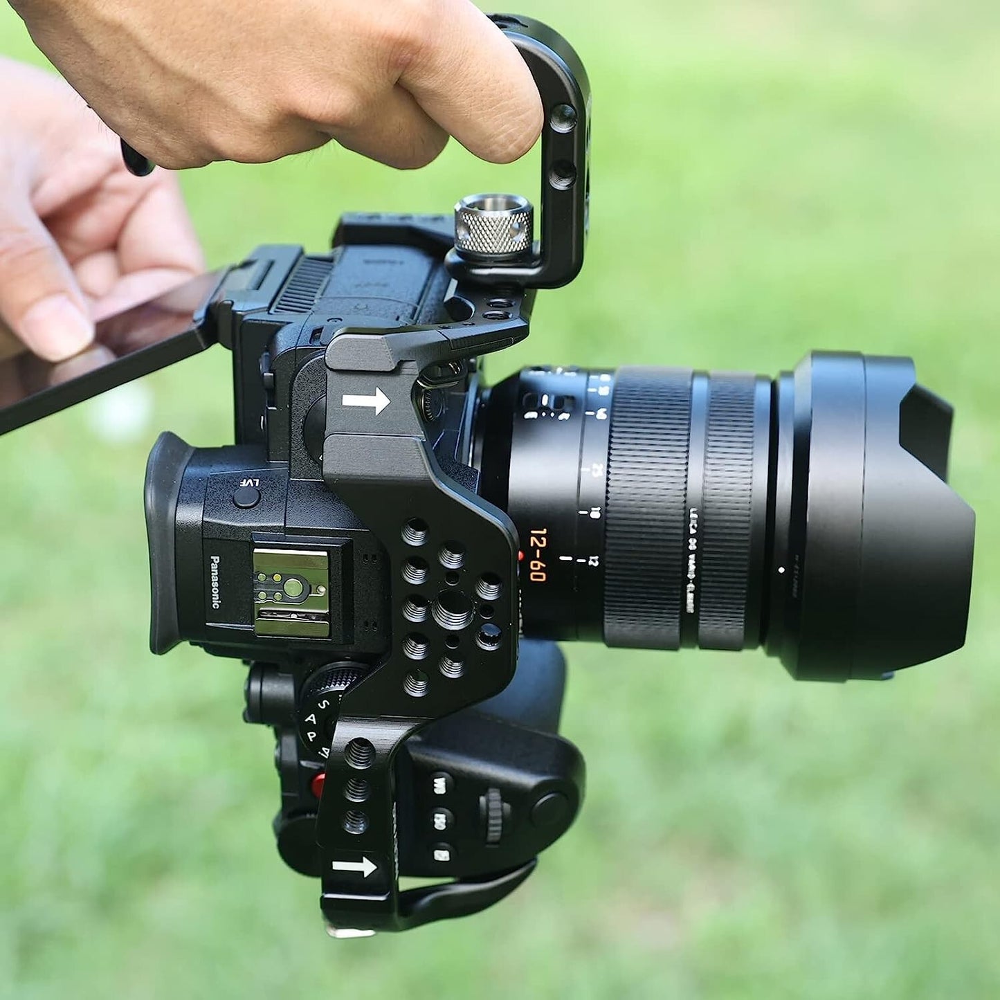 NICEYRIG GH6 Cam Cage Panasonic Lumix w Handle Handgrip