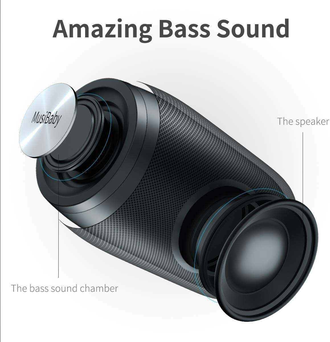 Bluetooth SpeakerMusiBaby SpeakerWirelessOutdoorWaterproofPortable Speak
