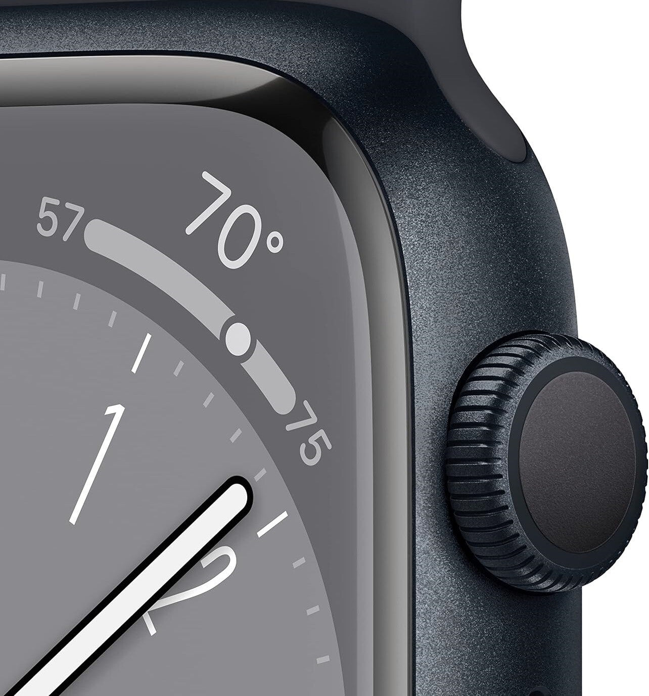 Apple Watch Series 8 GPS 45mm – Midnight Aluminum, Fitness, Blood Oxygen, Retina