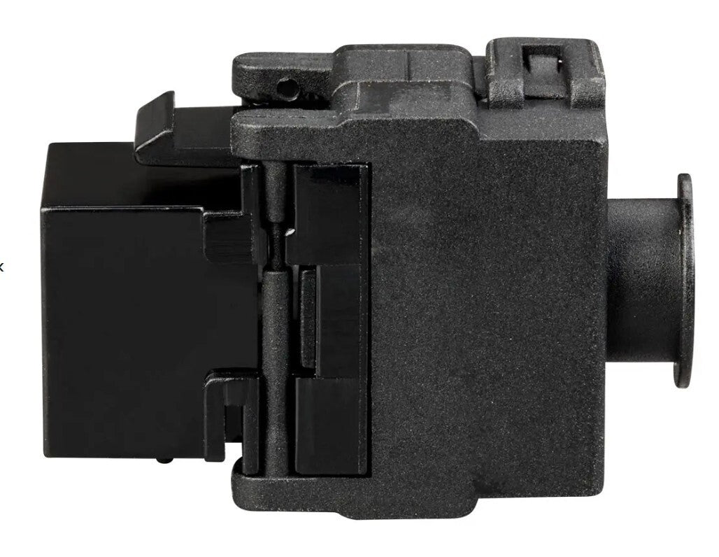 RJ-45 FTP Monoprice Cat6A Keystone Black Toolless Degree Die Cast