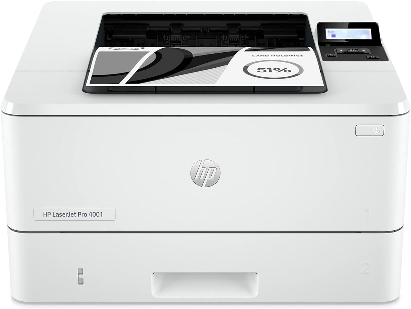 HP LaserJet Pro 4001ne Printer – Fast Mono, Ethernet/USB, Small Teams
