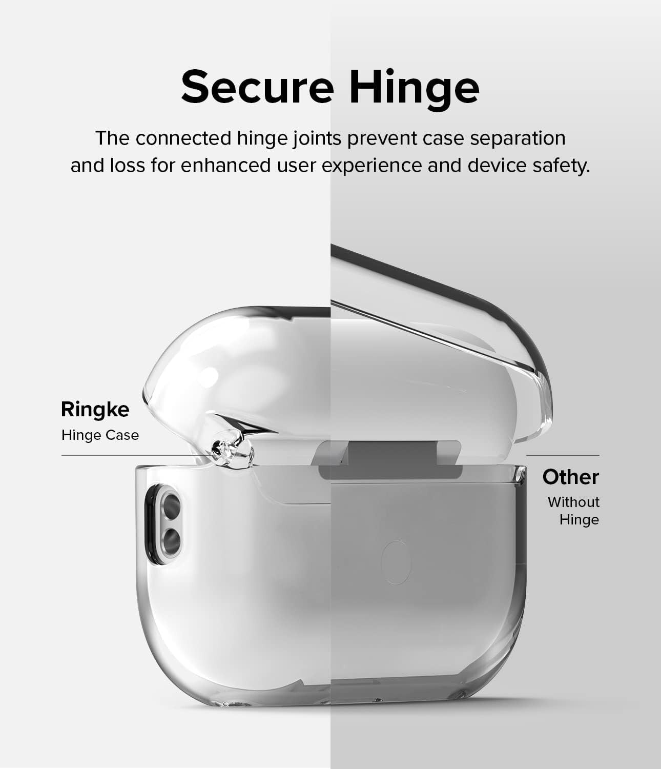 Ringke Hinge AntiYellowing Material Compatible AirPods Pro 2 Sturd