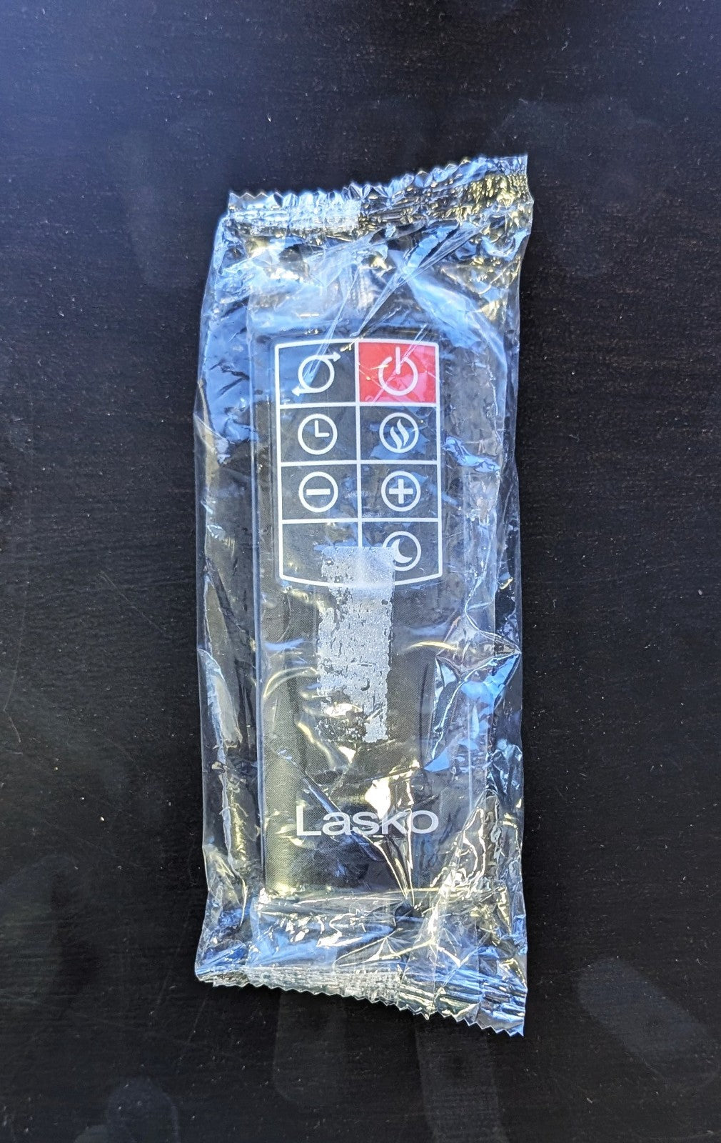 Lasko Replacement Remote Control – 7-Button – Black – Fan/Heater Compatible