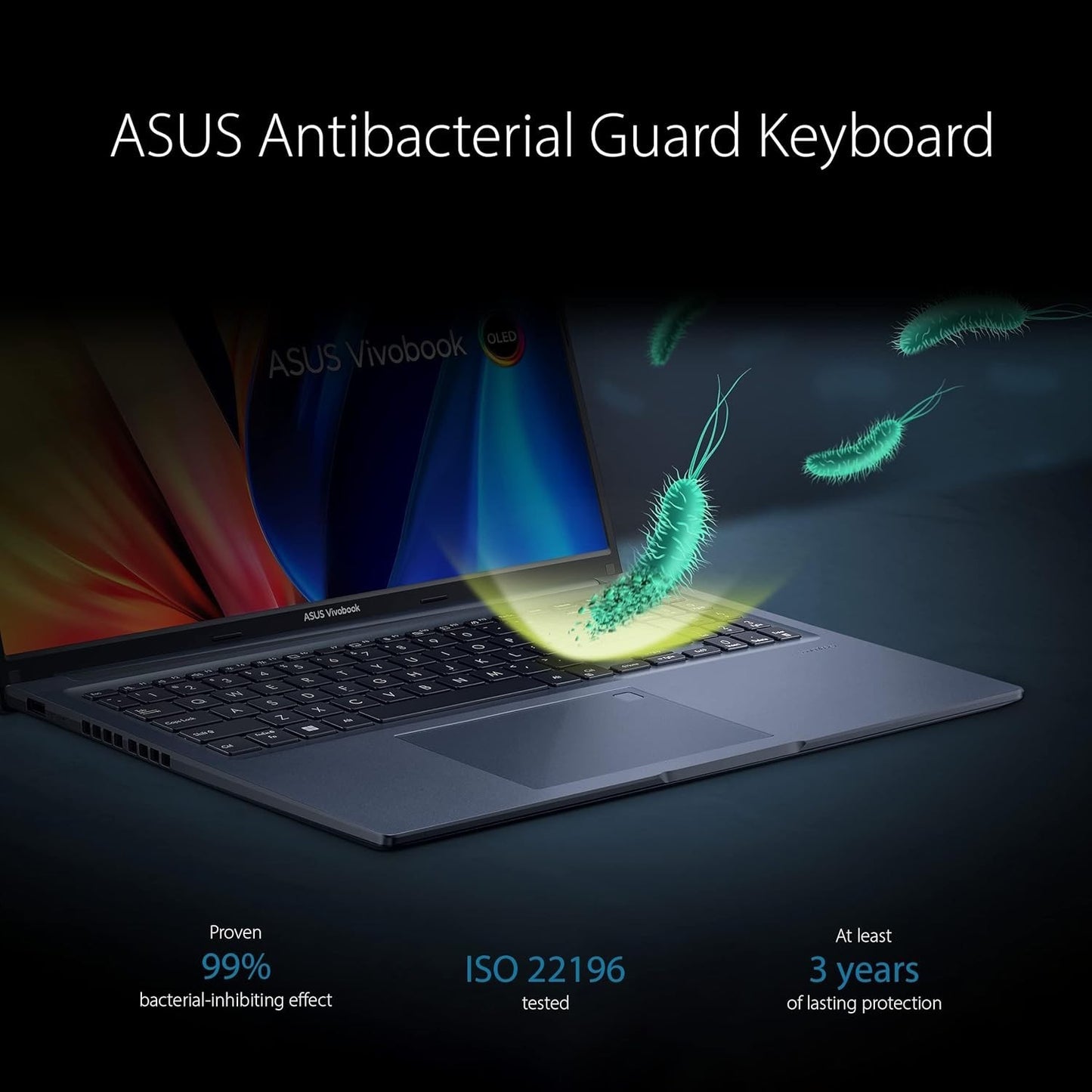 ASUS VivoBook 16X 16" 4K OLED Laptop i7-12700H 16GB 512GB SSD Win11 Fingerprint