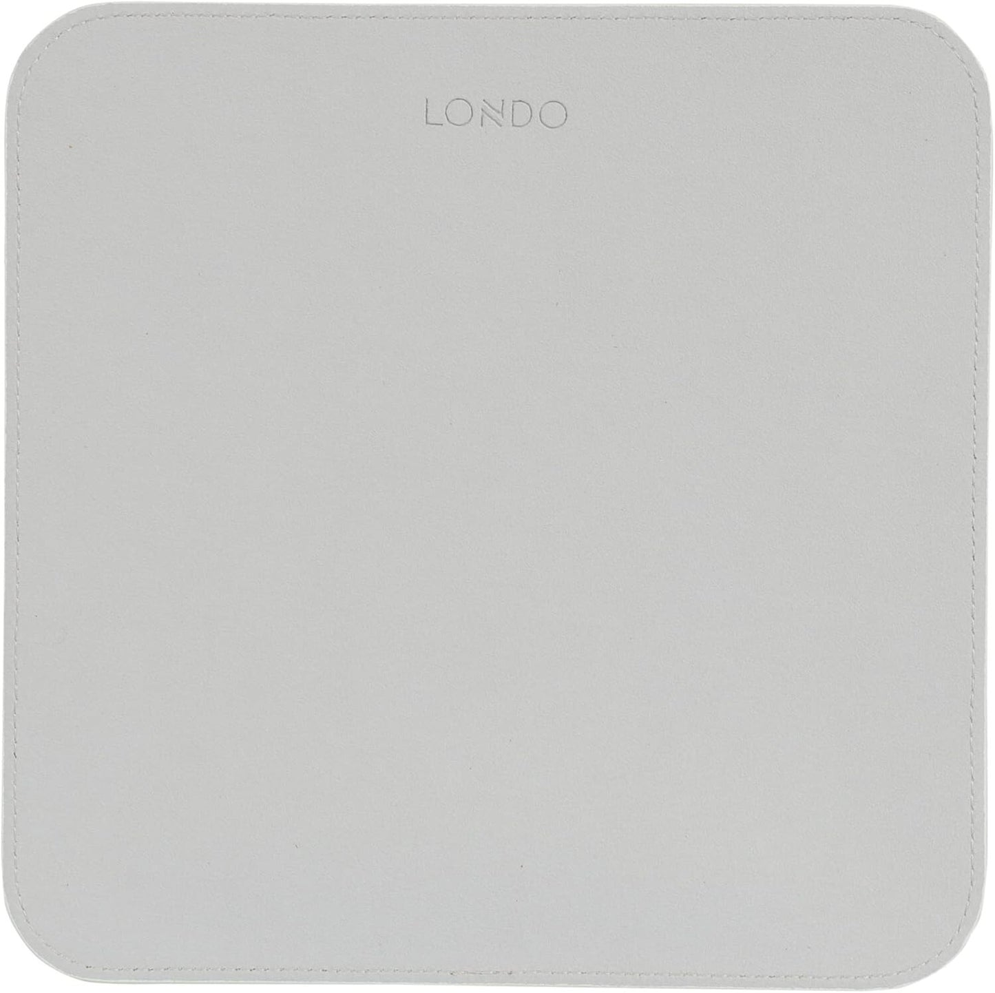 Londo Leather Mousepad Wrist Rest White