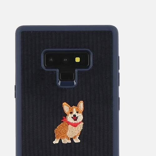DesignSkin Note 9 Corduroy Embroidered Cloth Covered Thin Fit Lightweight