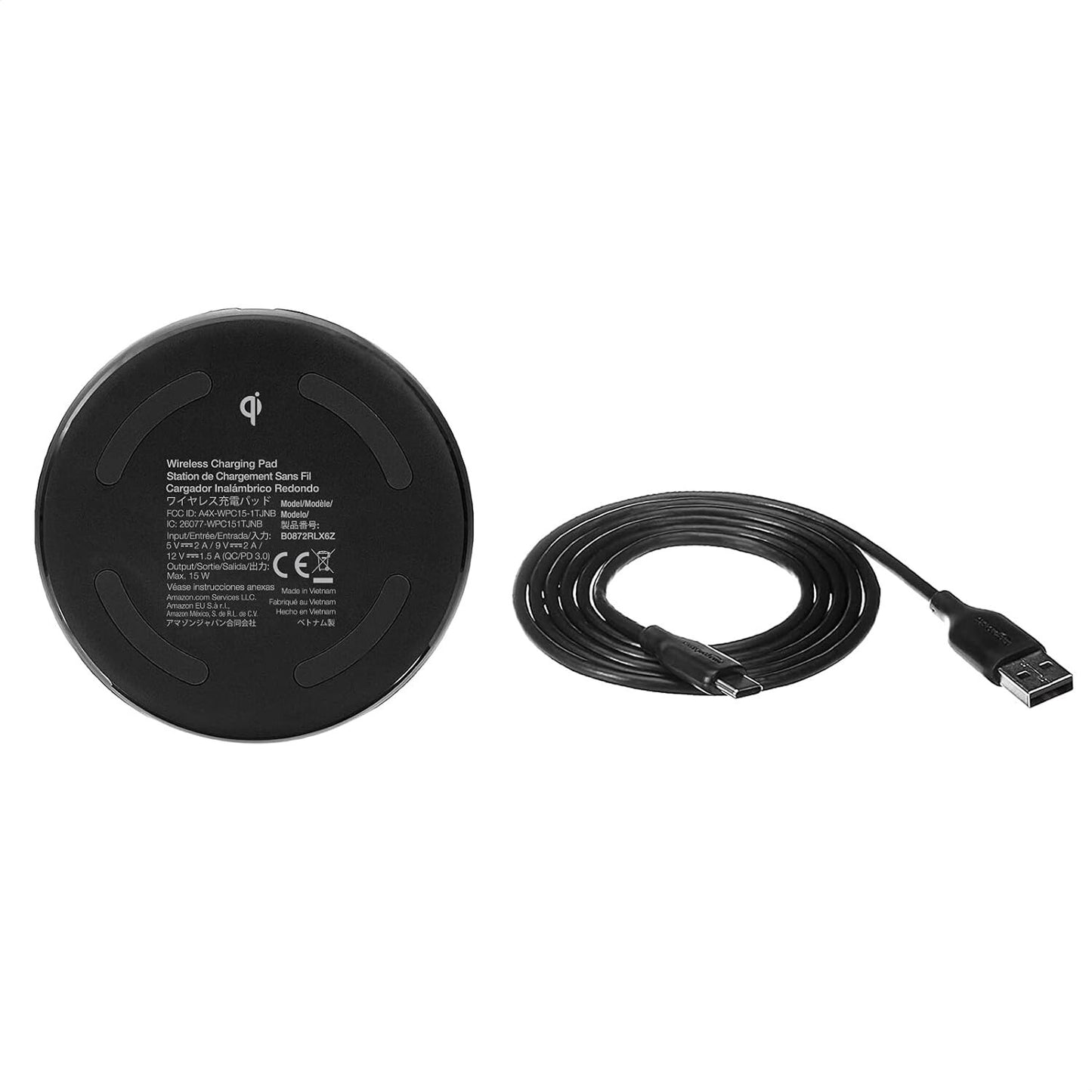 Samsung 15W AmazonBasics Qi Certified Wireless Charging Pad iPhone 14131211X
