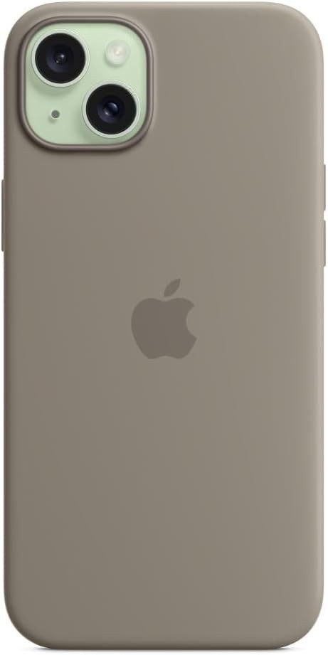 Apple Silicone Case with MagSafe for iPhone 15 Plus - Clay