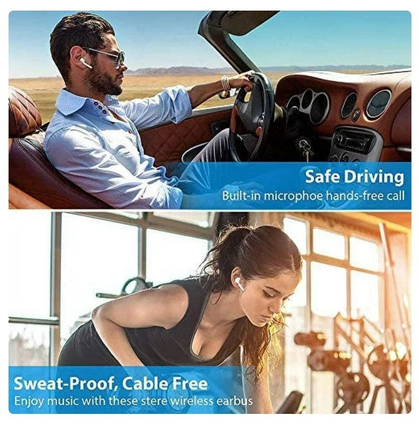Wireless Earbuds Bluetooth 50 Earbuds Touch In-Ear Wireless Earphones