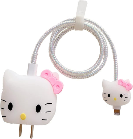 Cute 3D Wall Charger Protector Case Compatible with Apple 20W USB-C Adapter