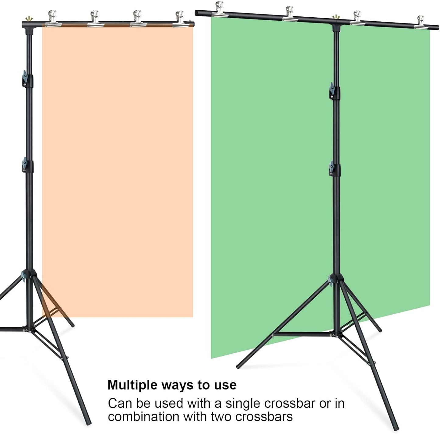 LINCO Lincostore Zenith Portable TShape Background Backdrop Stand Kit 5x67ft