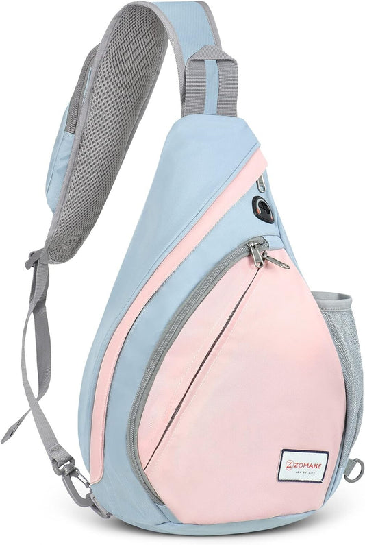 Sling Bag for Women Men:Small Crossbody Sling Backpack - Mini Water Resistant...