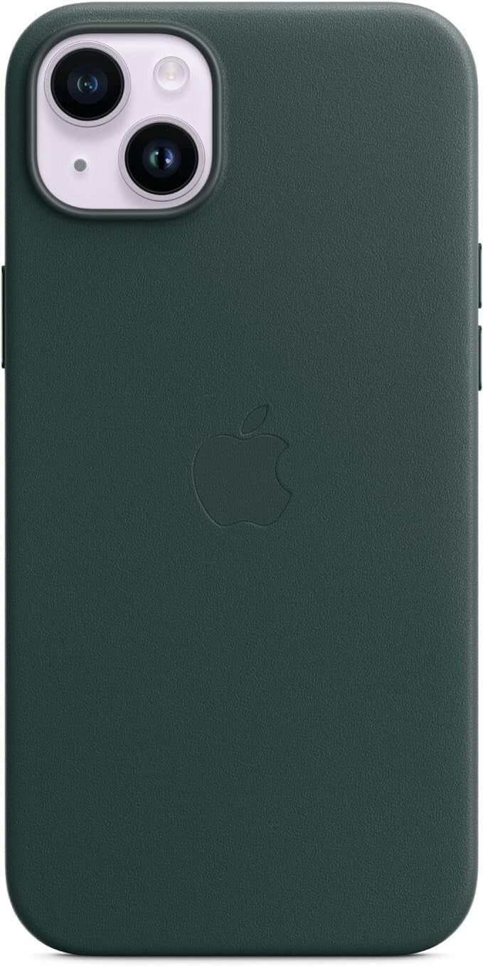 Apple iPhone 14 Plus Leather MagSafe Forest Green