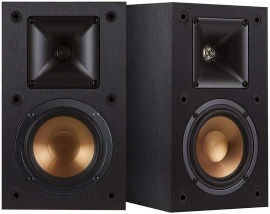 Klipsch R-14M 4Inch Reference Bookshelf Speakers Pair Black