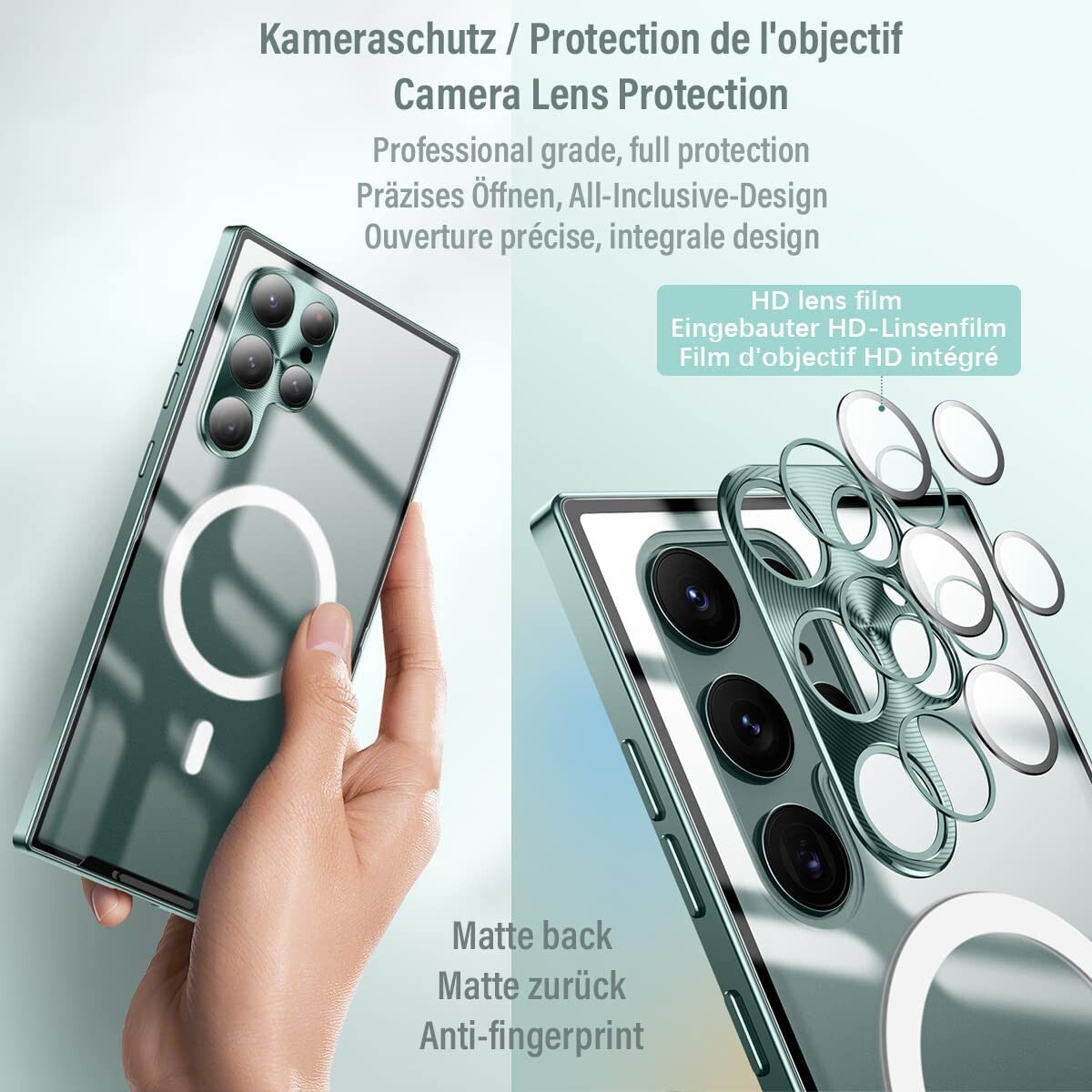 Samsung S22 S22 KumWum Ultra Galaxy Ultra Cover Compatible w MagSafe