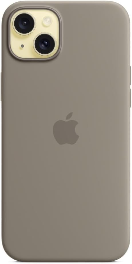 Apple Silicone Case with MagSafe for iPhone 15 Plus - Clay