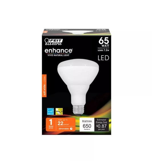 BR30 E26 Feit Electric Medium Bulb Soft White FS