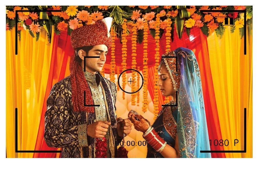 AOFOTO 10x8ft Macrame Wedding Backdrop Indian Marriage Decoration Red Curtain