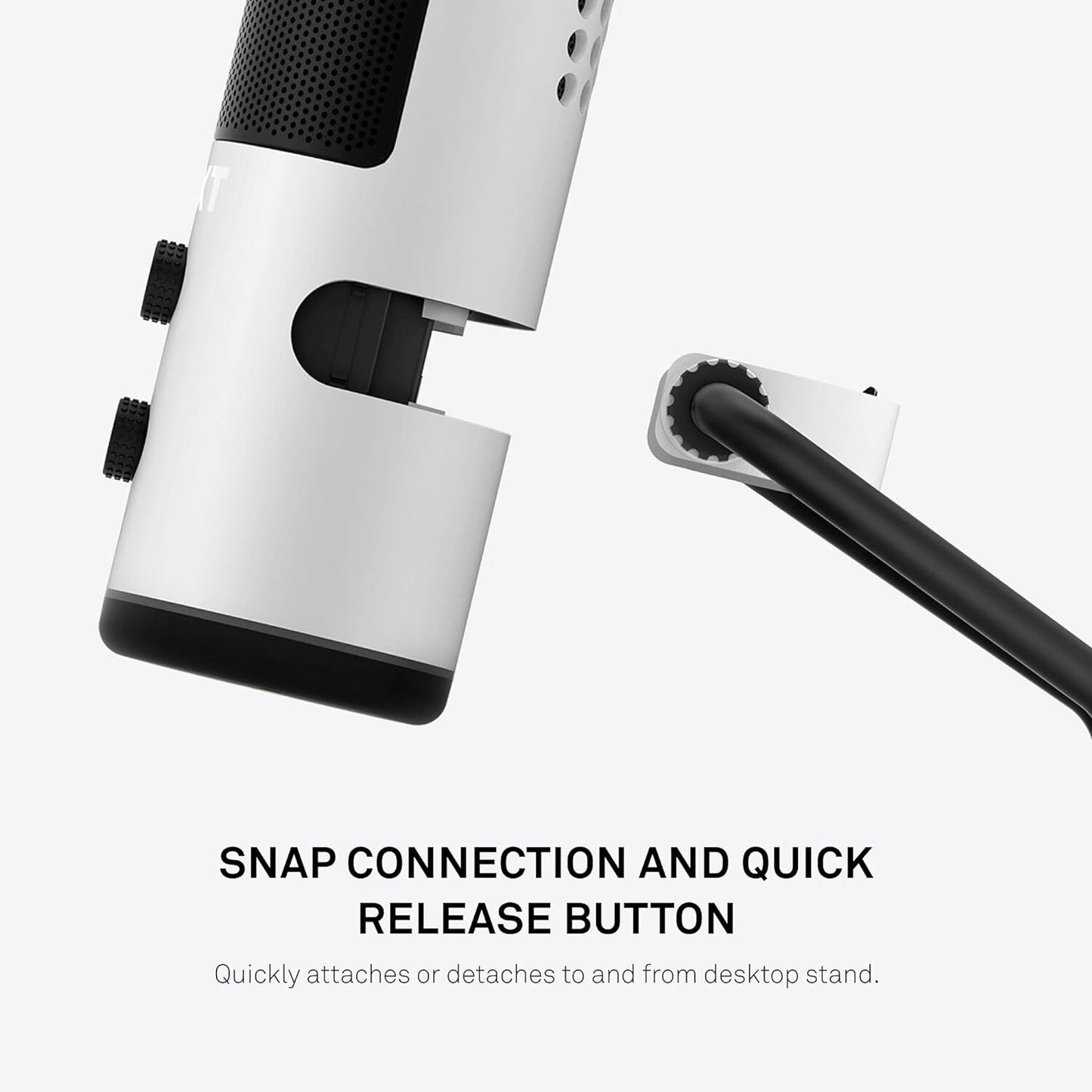 NZXT AP-WUMIC-W1 Capsule Cardioid Streaming Gaming Podcasting Microphon