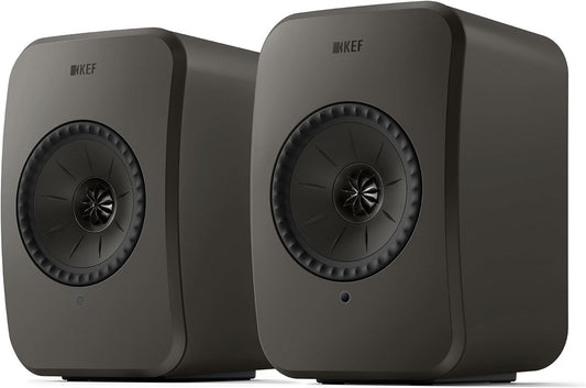 KEF LSX II LT Wireless HiFi Speakers Pair Graphite Grey