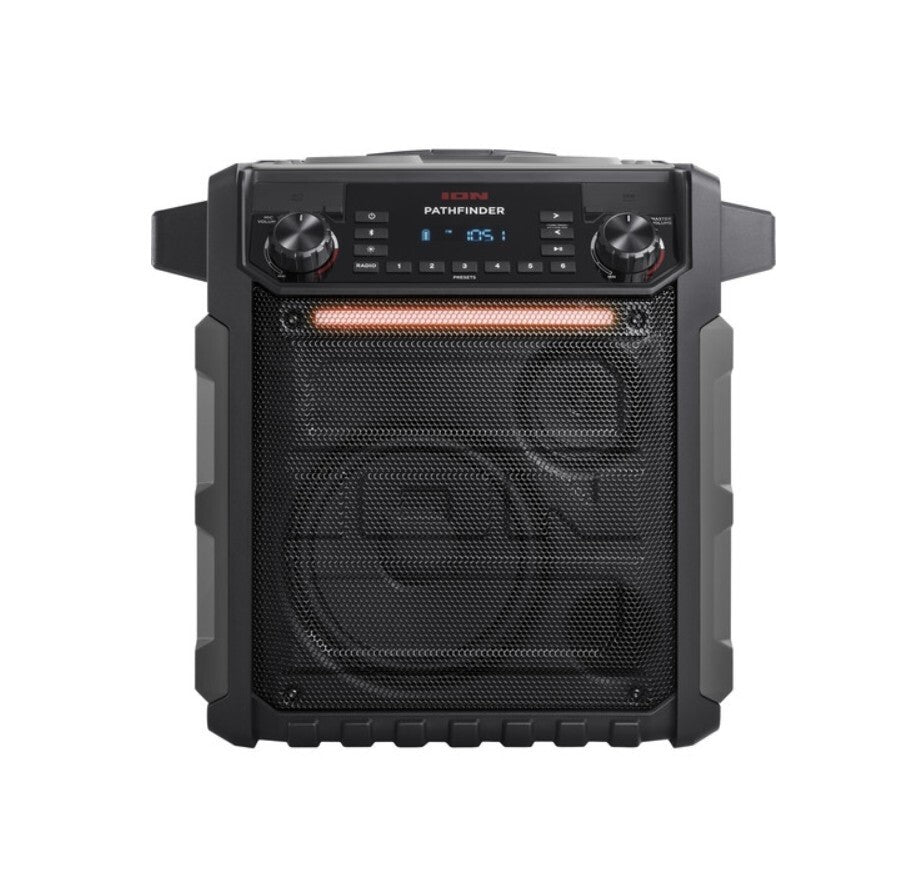 ION Audio Pathfinder WaterResistant Rechargeable Speaker System Gray