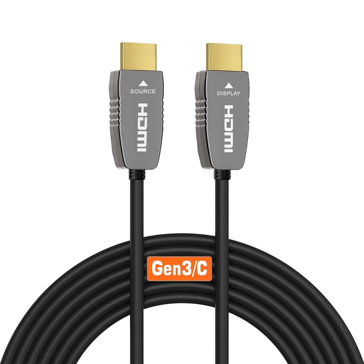 RUIPRO 8K HDMI 3FT Fiber Optic Cable– 48Gbps, 8K@60Hz, 4K@120Hz, eARC, CL2 Rated