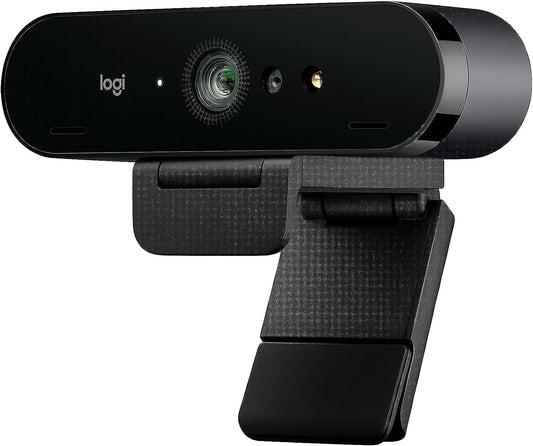 Logitech Brio 4K Webcam Ultra 4K HD Video Calling NoiseCanceling mic HD Auto