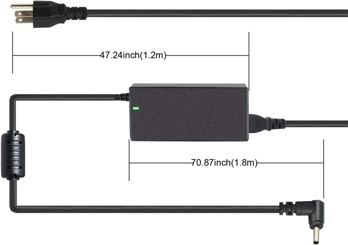 65W AC Adapter Charger for Acer Aspire 5 A515 & Chromebook R11 Series