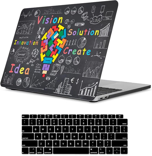 MacBook Pro 14" Case M1–M4 (A2442–A3401) – Fancity Hard Shell + Keyboard
