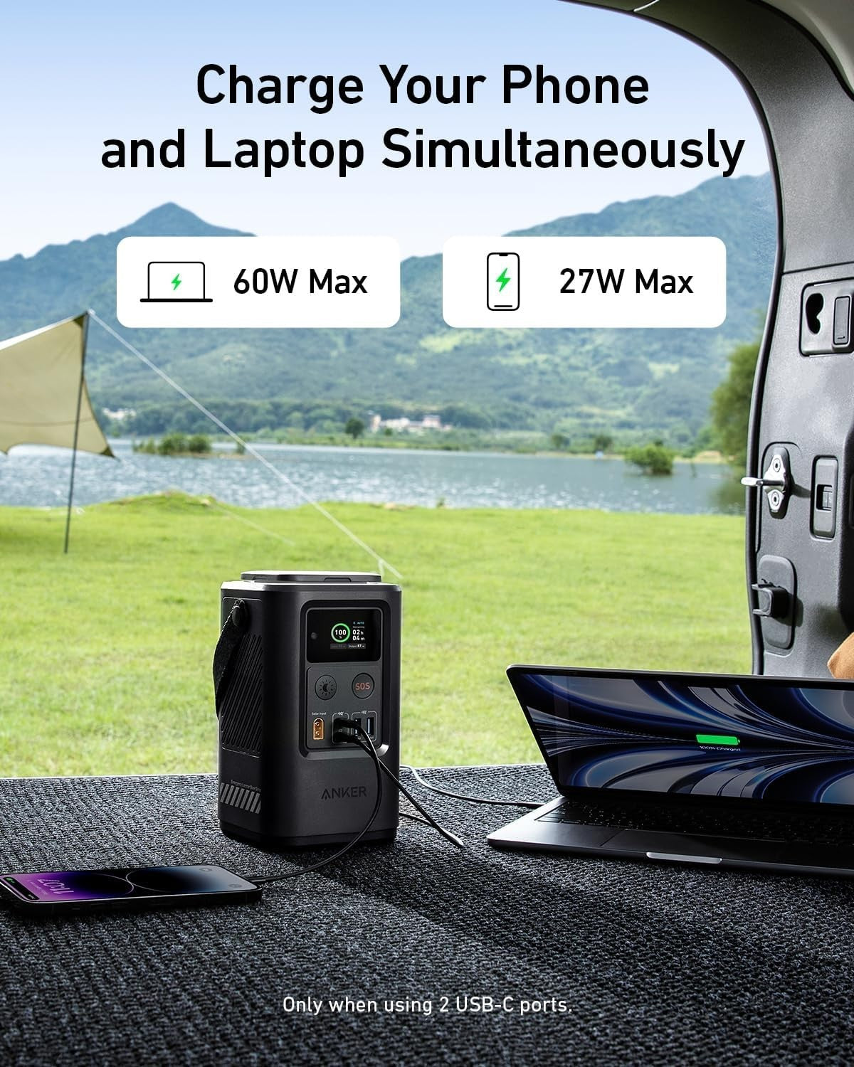 Anker PowerCore Reserve 60,000mAh Power Bank/Generator– 87W, Display, SOS, 192Wh