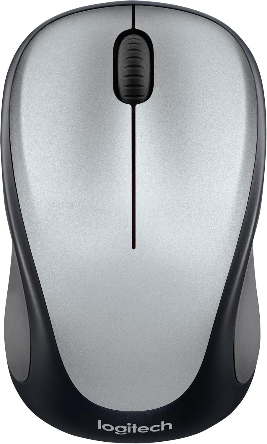 Logitech M317 Wireless Mouse – USB Receiver, 1000 DPI – Light Steel
