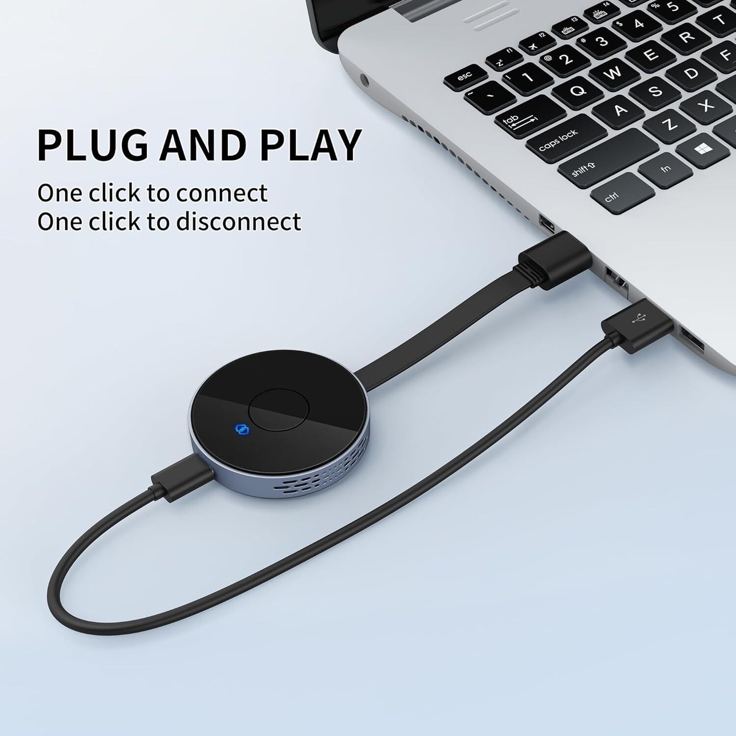 Wireless HDMI Transmitter & Receiver – 4K Dongle Kit for PC/Laptop/TV